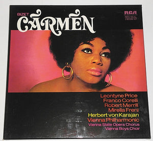 Georges Bizet, Leontyne Price, Herbert von Karajan : Carmen (3xLP + Box)