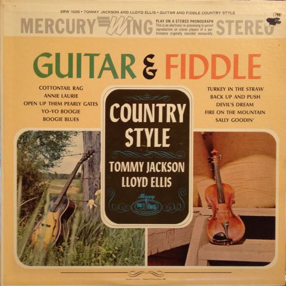 Tommy Jackson (2) And Lloyd Ellis : Guitar And Fiddle Country Style (LP, Album)