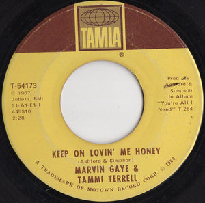 Marvin Gaye & Tammi Terrell : Keep On Lovin' Me Honey (7", Single, ARP)