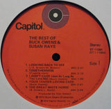 Buck Owens And Susan Raye : The Best Of Buck Owens & Susan Raye (LP, Album, Comp)