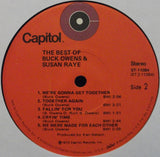 Buck Owens And Susan Raye : The Best Of Buck Owens & Susan Raye (LP, Album, Comp)