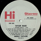 Merle "Red" Taylor : Taylor Made (The Soul Fiddle Of Merle "Red" Taylor) (LP, Album, Sil)