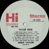 Merle "Red" Taylor : Taylor Made (The Soul Fiddle Of Merle "Red" Taylor) (LP, Album, Sil)