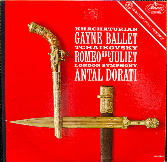 Aram Khatchaturian, Pyotr Ilyich Tchaikovsky, Antal Dorati : Gayne Ballet Music • Romeo And Juliet (LP, Album, Mono)