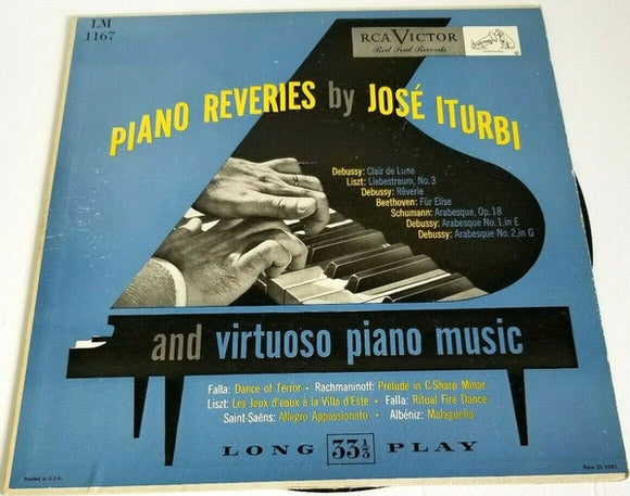 José Iturbi : Piano Reveries (LP, Album, Mono)