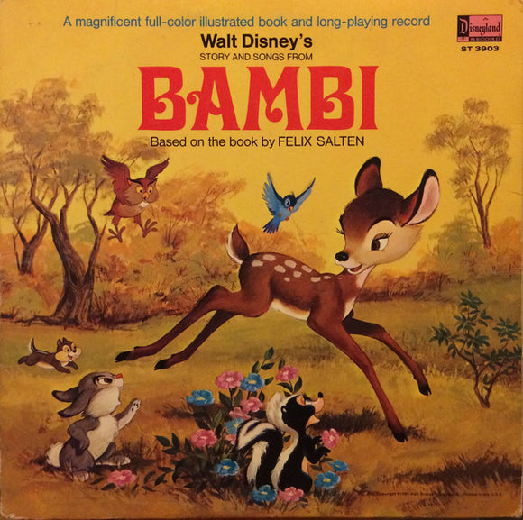 Jimmie Dodd : Walt Disney's Story And Songs From Bambi (LP)