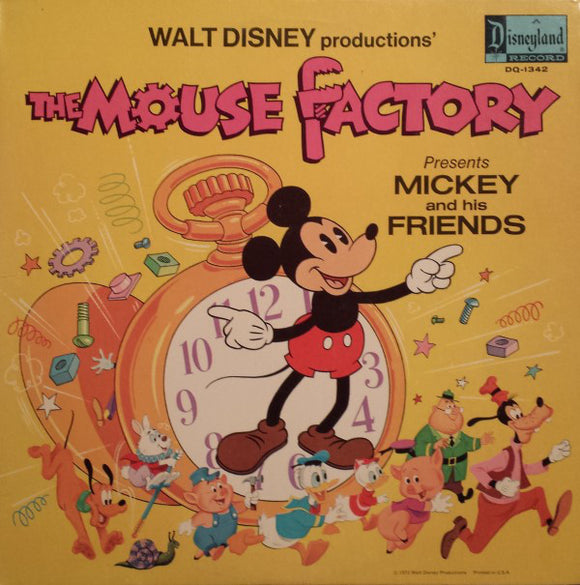 Various : Walt Disney Productions' The Mouse Factory Presents 'Mickey And His Friends'  (LP)