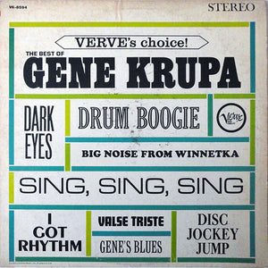 Gene Krupa : The Best Of Gene Krupa (LP, Comp)