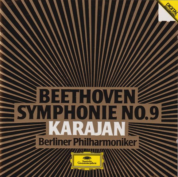Ludwig Van Beethoven - Herbert Von Karajan - Berliner Philharmoniker : Symphonie No. 9 (CD, Album)