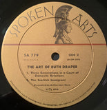 Ruth Draper : The Art Of Ruth Draper - Vol. I (LP, Album)