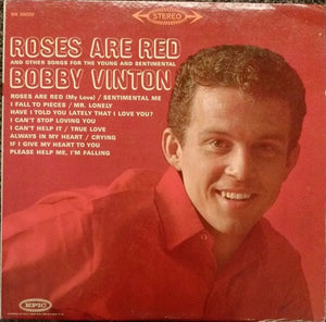 Bobby Vinton : Roses Are Red (LP, Album, Pit)