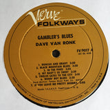Dave Van Ronk : Gambler's Blues (LP, Mono, RE)