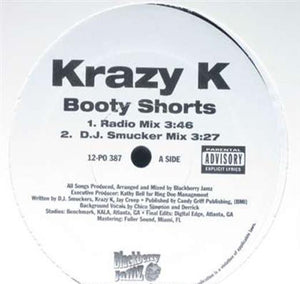 Krazy-K (2) : Booty Shorts (12")