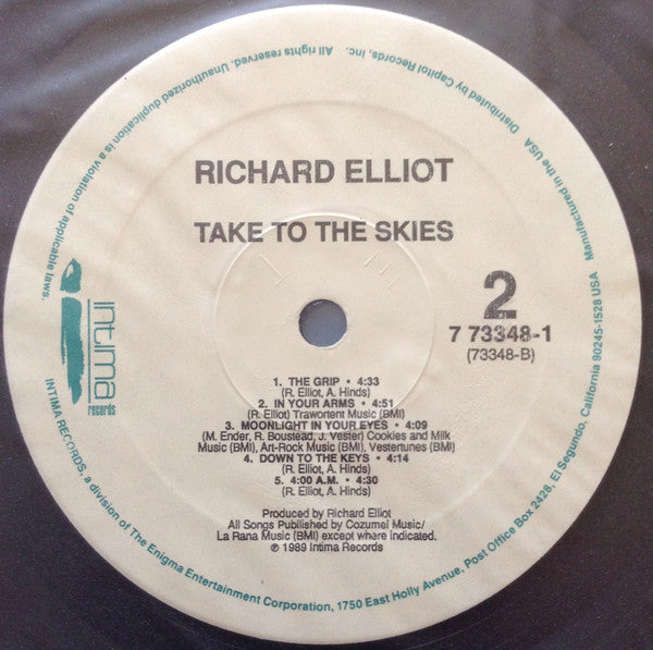 Buy Richard Elliot : Take To The Skies (LP, Album) Online for a