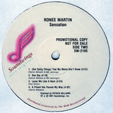 Ronee Martin : Sensation (LP, Album, Promo)