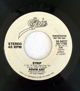 Adam Ant : Strip (7", Promo)