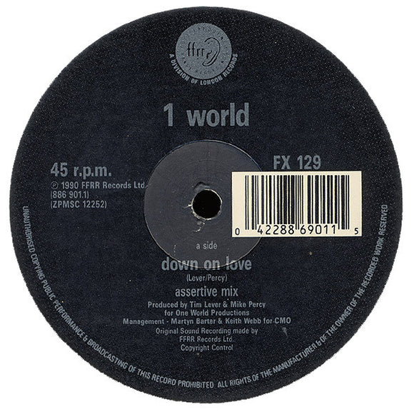 1 World : Down On Love (12