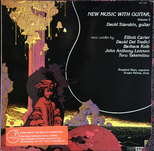 David Starobin : New Music With Guitar, Volume 2  (LP, Album)