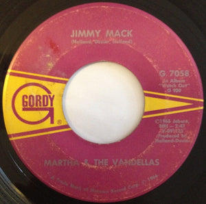 Martha Reeves & The Vandellas : Jimmy Mack (7", Single, RP)