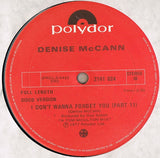 Denise McCann : I Don't Wanna Forget You (12")