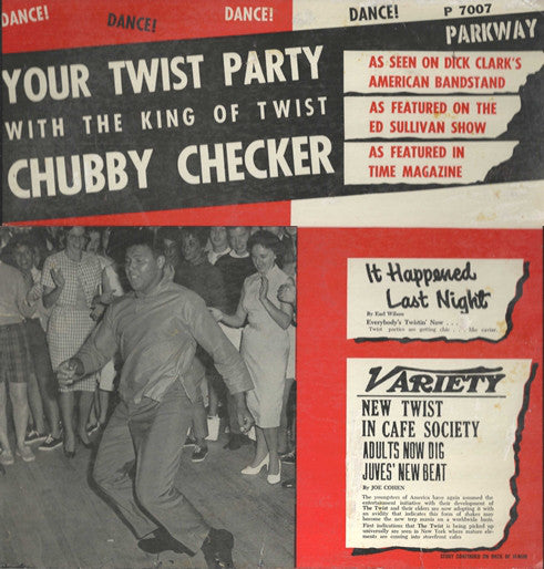 Chubby Checker : Your Twist Party (With The King Of Twist) (LP, Album, Mono)