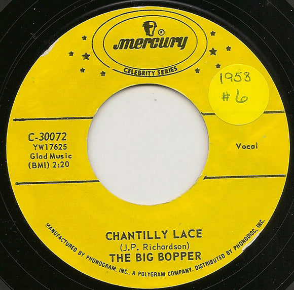 Buy Big Bopper : Chantilly Lace / Big Bopper's Wedding (7