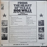 Bob Wills & His Texas Playboys Featuring Leon Rausch : From The Heart Of Texas (LP, Album, Mono)