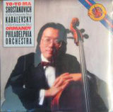 Yo-Yo Ma, Eugene Ormandy, The Philadelphia Orchestra - Dmitri Shostakovich / Dmitry Kabalevsky : Cello Concerto No. 1 / Cello Concerto No. 1 (LP, Album)