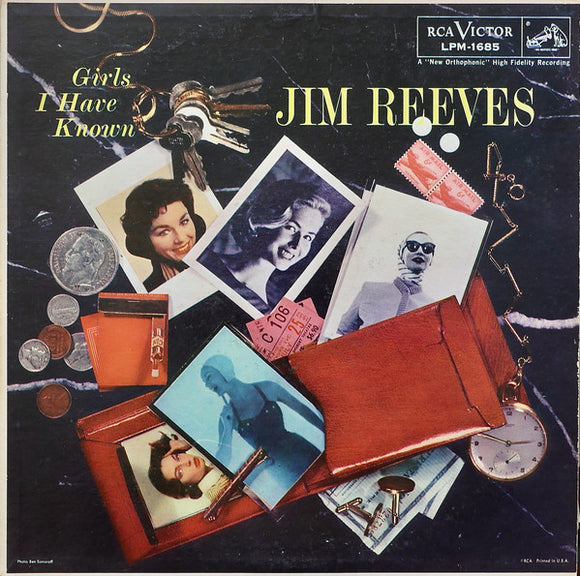 Jim Reeves : Girls I Have Known (LP, Album, Mono, Ind)