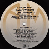 Robert Arthur Williams : Late One Night (LP, Album, Mon)