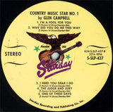 Glen Campbell : Country Music Star No. 1 (LP)