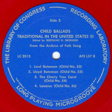 Bertrand H. Bronson : Child Ballads Traditional In The United States (I) (LP, Comp, Red)