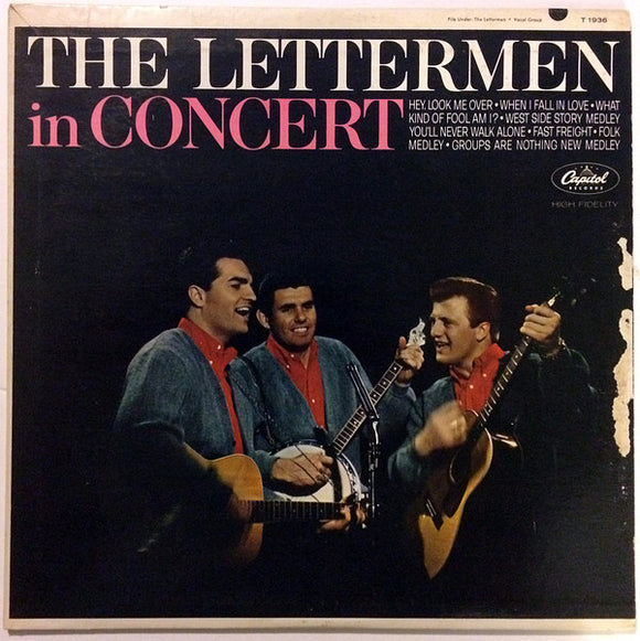 The Lettermen : The Lettermen In Concert (LP, Mono, Scr)