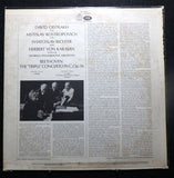 David Oistrach, Mstislav Rostropovich, Sviatoslav Richter, Herbert von Karajan, Berliner Philharmoniker - Ludwig van Beethoven : The "Triple" Concerto In C (LP, Album, RE)