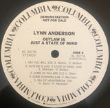 Lynn Anderson : Outlaw Is Just A State Of Mind (LP, Album, Promo)