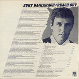 Burt Bacharach : Reach Out (LP, Album, Mon)