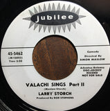 Larry Storch : Valachi Sings. (7", Promo)