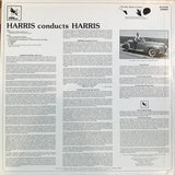 Roy Harris, International String Congress Orchestra, Johana Harris, James Westbrook, UCLA Wind Ensemble : Harris Conducts Harris: Concerto For Piano And Strings / Symphony For Band "West Point" / Cimarron - Symphonic Overture (LP, Album)