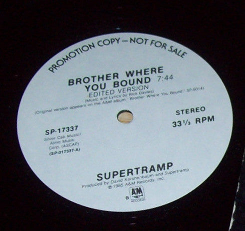 Supertramp : Brother Where You Bound (12