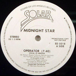 Midnight Star : Operator (12", Promo)