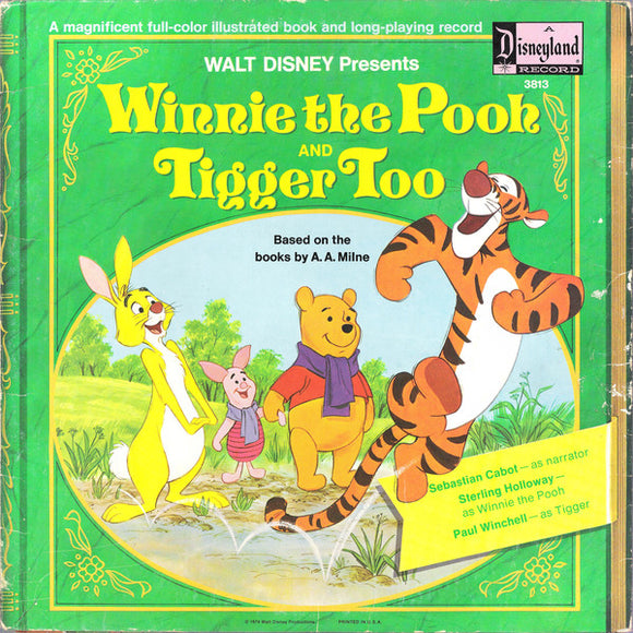 Sebastian Cabot, Sterling Holloway, Paul Winchell : Winnie The Pooh And Tigger Too (LP, Red)