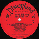 Sebastian Cabot, Sterling Holloway, Paul Winchell : Winnie The Pooh And Tigger Too (LP, Red)