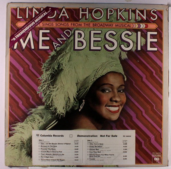 Linda Hopkins : Me And Bessie (LP, Promo)