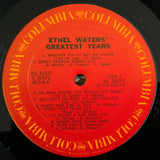 Ethel Waters : Ethel Waters' Greatest Years  (2xLP, Album, Comp)