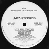 Guy : Let's Stay Together (12", Maxi, Promo)