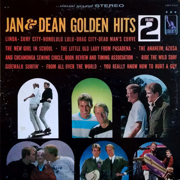 Jan & Dean : Jan & Dean's Golden Hits: Volume 2 (LP, Comp)