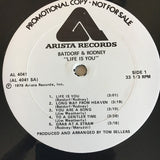 Batdorf & Rodney : Life Is You (LP, Promo)