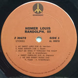 Homer Louis Randolph, III* : Homer Louis Randolph, III (LP, Album)