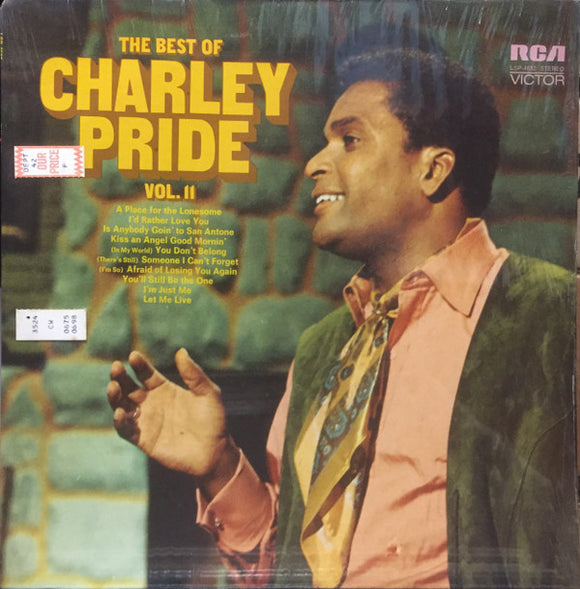 Charley Pride : The Best Of Charley Pride Vol. II (LP, Comp, RE, Tan)