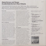 Alexis Korner & Snape : Accidentally Borne In New Orleans (LP, Album, Promo, Whi)